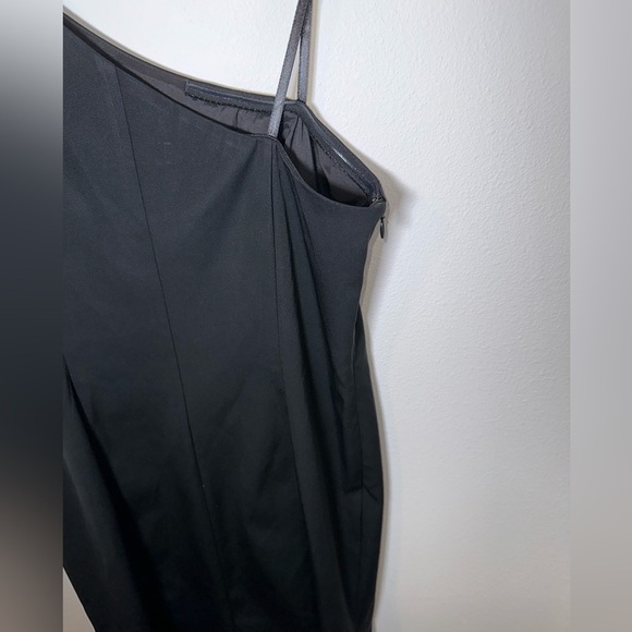 AIDAN MATTOX One-Shoulder Beaded Midi Dress - Picture 8 of 15